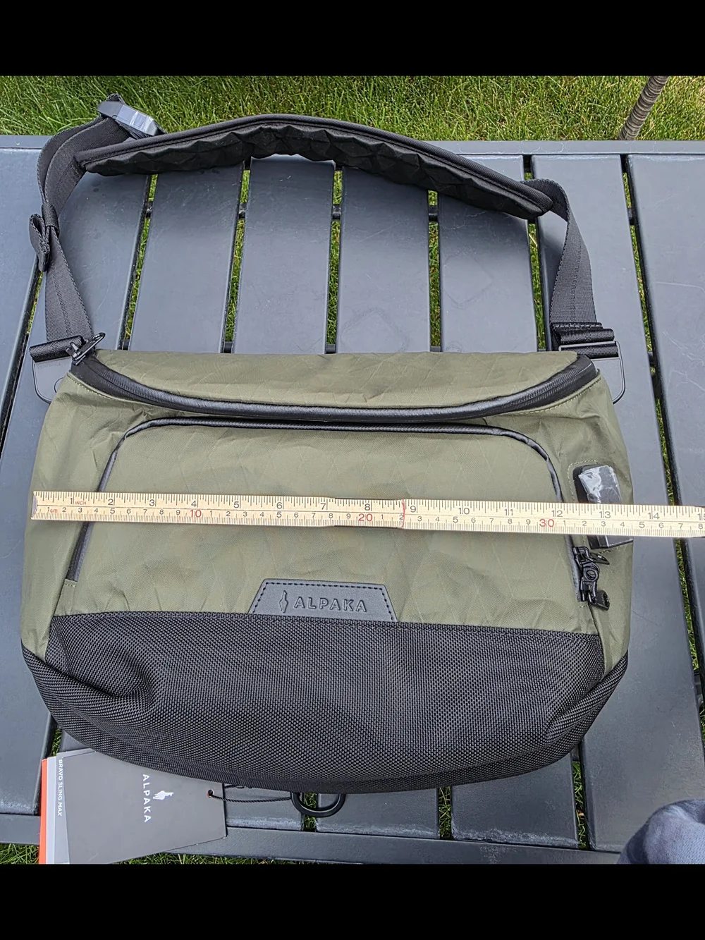 Alpaka Bravo Sling Max V2 Dark Green X-Pac VX21 10L NWT Laptop Sling Bag